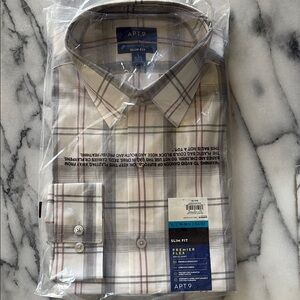 Apt 9 Premier Flex Slim-Fit Wrinkle Resistant Dress Shirt